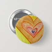 Golden Frienship Hearts Art Lapel Stifte oder Tast Button (Vorne & Hinten)
