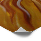 Golden Friesian Poster (Ecke)