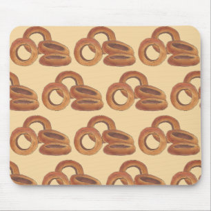 Golden Friion Rings Junk Fast Food Feinschmecker Mousepad