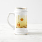 Golden Frohe Weihnachten Bierglas (Links)
