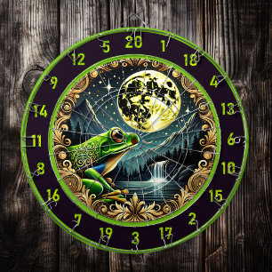 Golden Frosch Hops zu rustikaler Perfektion Dartscheibe