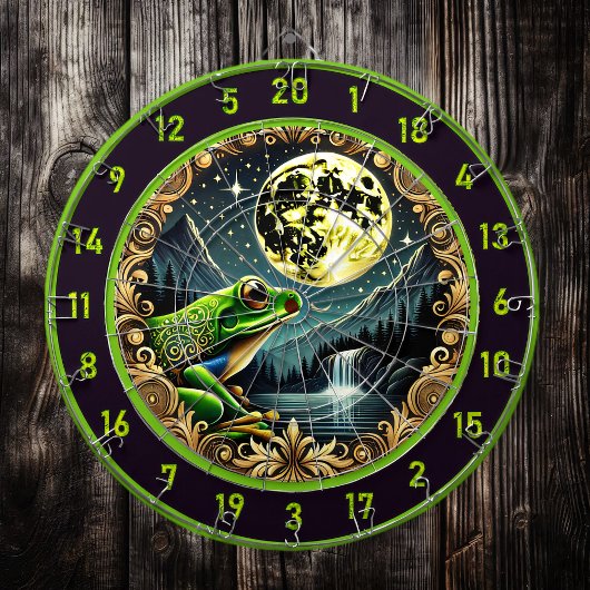 Golden Frosch Hops zu rustikaler Perfektion Dartscheibe