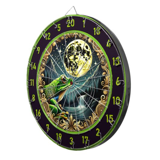 Golden Frosch Hops zu rustikaler Perfektion Dartscheibe (Vorderseite rechts)