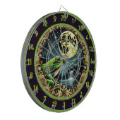 Golden Frosch Hops zu rustikaler Perfektion Dartscheibe (Vorderseite Links)