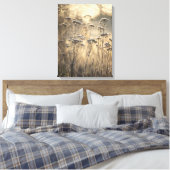 Golden Frosty Morning Flämische Landschaft Leinwanddruck (Insitu (Schlafzimmer))