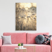 Golden Frosty Morning Flämische Landschaft Leinwanddruck (Insitu (Wohnzimmer))