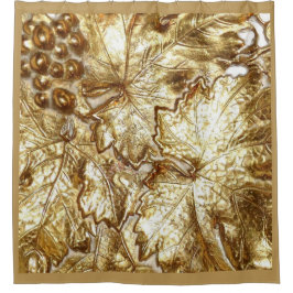 GOLDEN FRUIT ON VINE DUSCHVORHANG