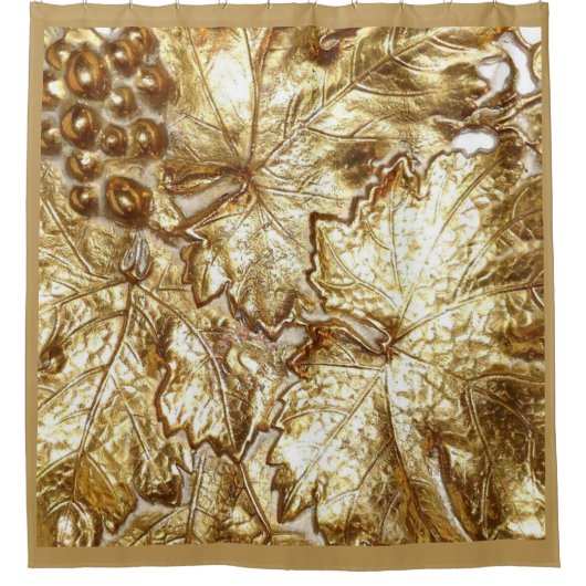 GOLDEN FRUIT ON VINE DUSCHVORHANG (Vorderseite)