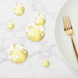 Golden Full Moon Phase Konfetti