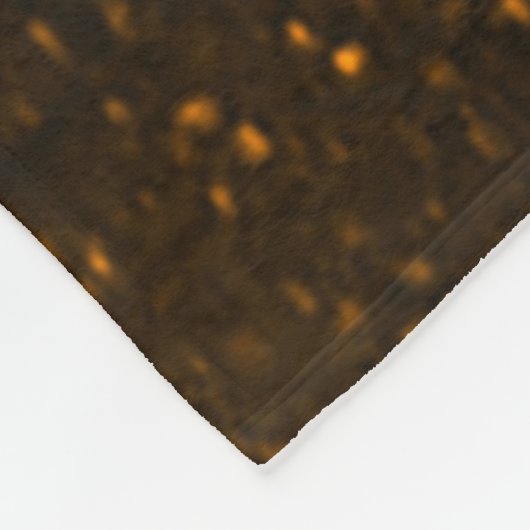 Golden Galaxy Starry Night Fleecedecke (Ecke)