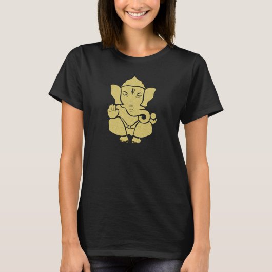 Golden Ganesha T-Shirt (Vorderseite)