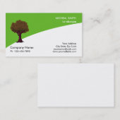 Golden Garden Garden Garden Garden Pflege und Land Visitenkarte (Vorne/Hinten)