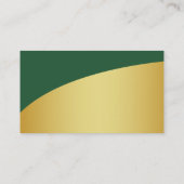 Golden Garden Garden Garden Garden Pflege und Land Visitenkarte (Rückseite)