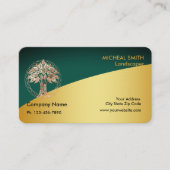 Golden Garden Garden Garden Garden Pflege und Land Visitenkarte (Vorderseite)