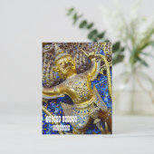 Golden Garuda Postkarte (Stehend Vorderseite)