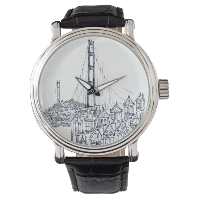 Golden Gate Armbanduhr (Vorderseite)