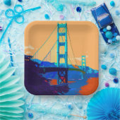 Golden Gate Bridge 2002 Pappteller (Party)
