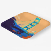 Golden Gate Bridge 2002 Pappteller (Gewinkelt)