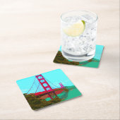 Golden_Gate_Bridge_2015_0422 Rechteckiger Pappuntersetzer (Vor Ort)