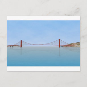 Golden Gate Bridge: 3D-Modell: Postkarte
