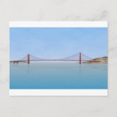 Golden Gate Bridge: 3D-Modell: Postkarte (Vorderseite)