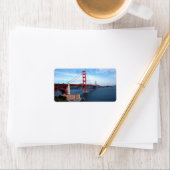 Golden Gate Bridge Adressaufkleber (Insitu)
