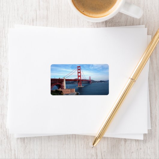 Golden Gate Bridge Adressaufkleber (Insitu)