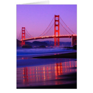 Golden Gate Bridge am Baker Beach am Sonntag
