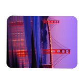 Golden Gate Bridge am Baker Beach am Sonntag Magnet (Horizontal)