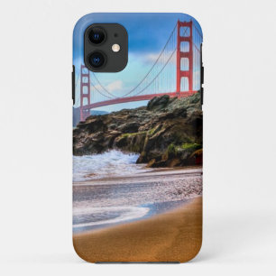 Golden gate bridge am Sonnenuntergang iPhone 11 Hülle