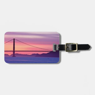 Golden gate bridge am Sonnenuntergang Gepäckanhänger