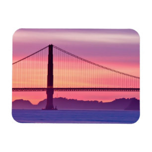 Golden gate bridge am Sonnenuntergang Magnet