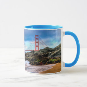 Golden gate bridge am Sonnenuntergang Tasse