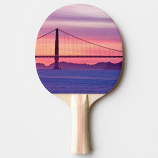 Golden gate bridge am Sonnenuntergang Tischtennis Schläger