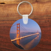 Golden Gate Bridge am Sunset Schlüsselanhänger (Vorderseite)