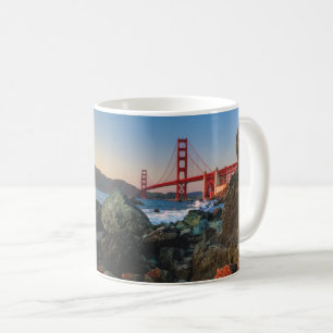 Golden gate bridge an Dämmerung   San Francisco Kaffeetasse