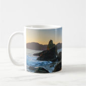 Golden gate bridge an Dämmerung | San Francisco Kaffeetasse (Links)