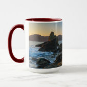Golden gate bridge an Dämmerung | San Francisco Tasse (Links)