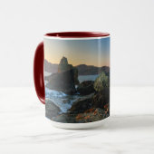 Golden gate bridge an Dämmerung | San Francisco Tasse (Vorderseite Links)