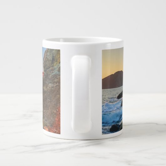 Golden Gate Bridge at Dusk| San Francisco Jumbo-Tasse (Rückseite)