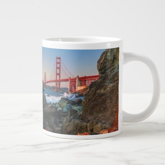 Golden Gate Bridge at Dusk| San Francisco Jumbo-Tasse (Rechts)