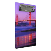 Golden gate bridge auf Bäcker-Strand am Mini Klemmbrett (Schrägansicht)