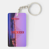 Golden gate bridge auf Bäcker-Strand am Schlüsselanhänger (Rückseite)