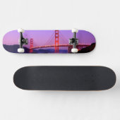 Golden gate bridge auf Bäcker-Strand am Skateboard (Horizontal)