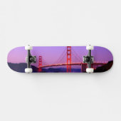 Golden gate bridge auf Bäcker-Strand am Skateboard (Horizontal)