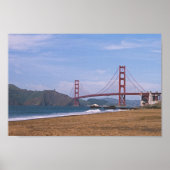 Golden Gate Bridge - Baker's Beach Poster (Vorne)