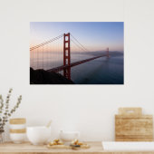 Golden Gate Bridge bei Sonnenaufgang Print/Poster Poster (Küche)