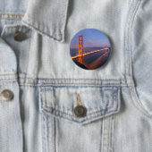 Golden Gate Bridge bei Sonnenuntergang Button (Beispiel)
