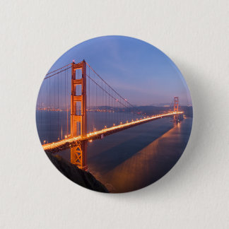 Golden Gate Bridge bei Sonnenuntergang Button