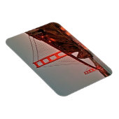 Golden Gate Bridge bei Sonnenuntergang Magnet (Rechte Seite)